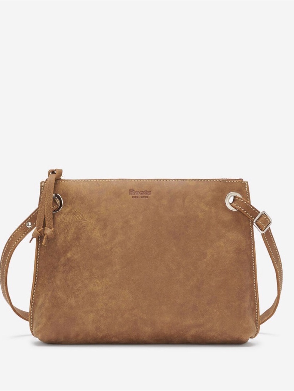 Roots Edie Bag Tribe- leather crossbody